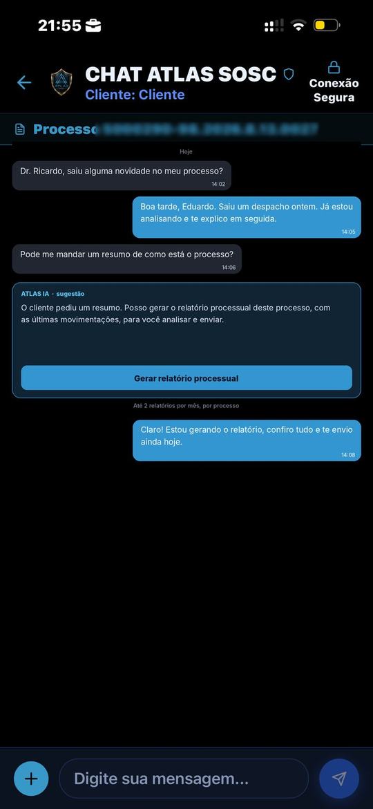 Chat do processo