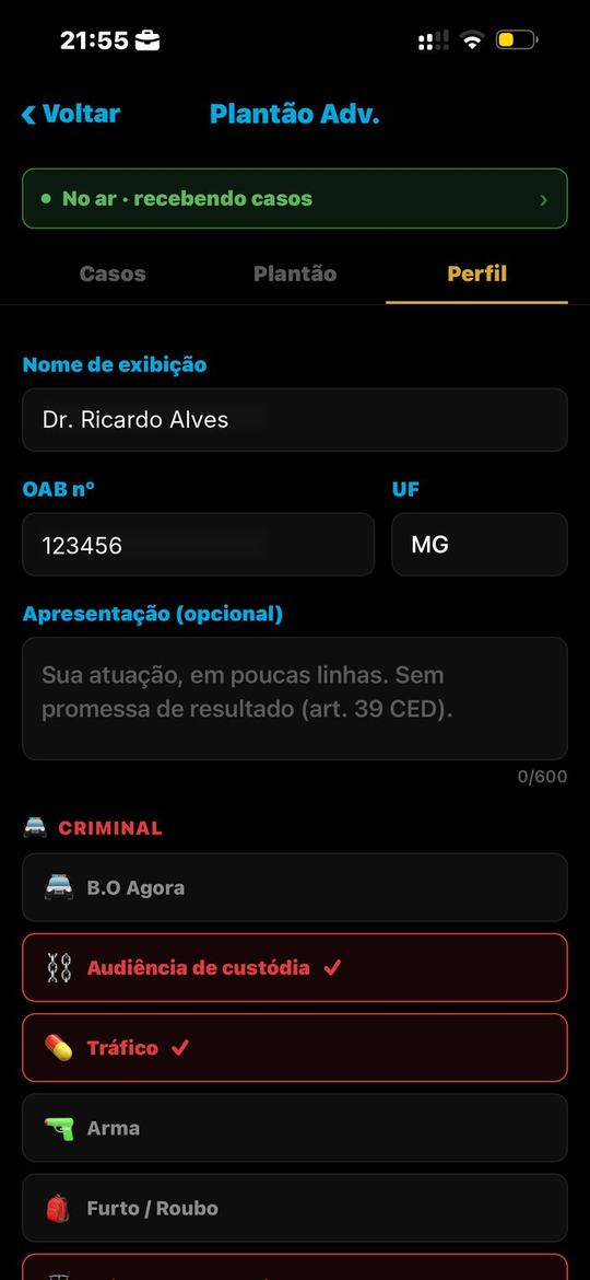 Plantão Adv.